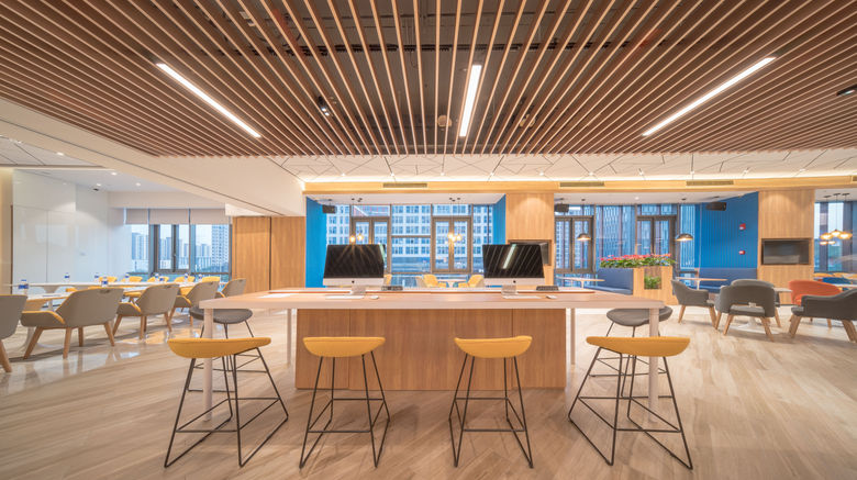 <b>Holiday Inn Express Shanghai Huijin Restaurant</b>. Images powered by <a href="https://www.leonardoworldwide.com/" title="Leonardo Worldwide" target="_blank">Leonardo</a>.