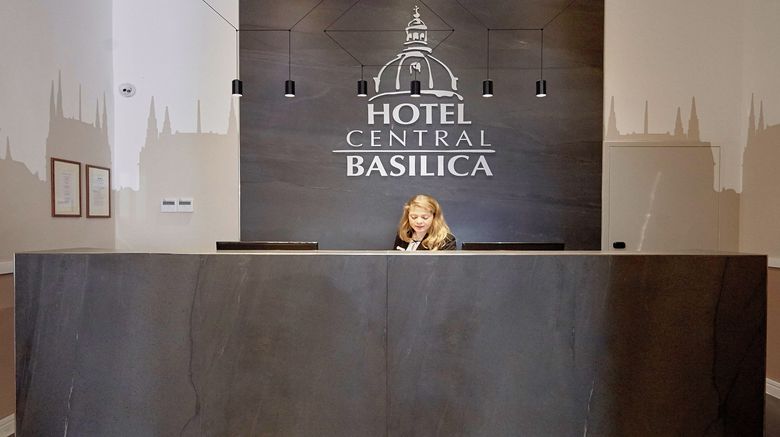 <b>Hotel Central Basilica Lobby</b>. Images powered by <a href="https://www.leonardoworldwide.com/" title="Leonardo Worldwide" target="_blank">Leonardo</a>.