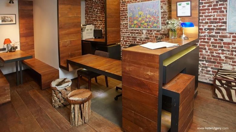 <b>Saint Gery Boutique Hotel Lobby</b>. Images powered by <a href="https://www.leonardoworldwide.com/" title="Leonardo Worldwide" target="_blank">Leonardo</a>.