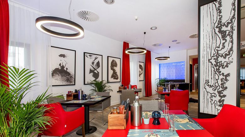 <b>Dormero Hotel Zurich Airport Restaurant</b>. Images powered by <a href="https://www.leonardoworldwide.com/" title="Leonardo Worldwide" target="_blank">Leonardo</a>.