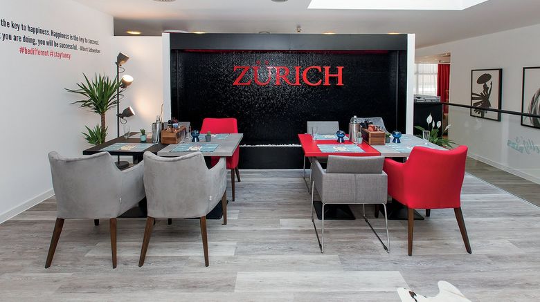 <b>Dormero Hotel Zurich Airport Restaurant</b>. Images powered by <a href="https://www.leonardoworldwide.com/" title="Leonardo Worldwide" target="_blank">Leonardo</a>.