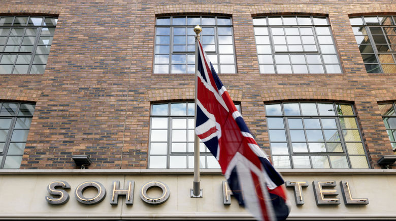 <b>The Soho Hotel Exterior</b>. Images powered by <a href=https://www.travelagewest.com/Hotels/London/