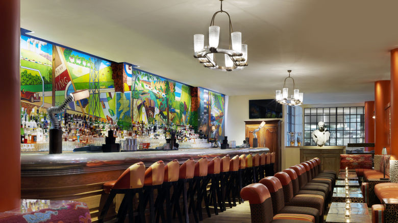 <b>The Soho Hotel Restaurant</b>. Images powered by <a href=https://www.travelagewest.com/Hotels/London/