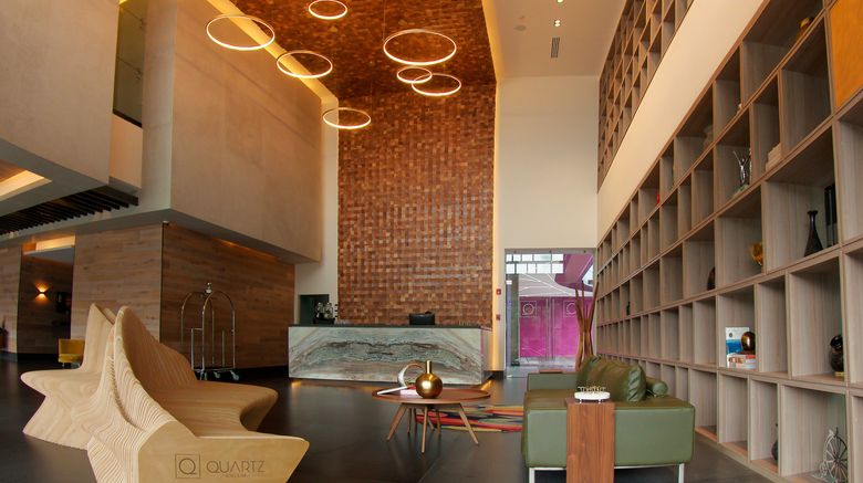 <b>Quartz Hotel & Spa Lobby</b>. Images powered by <a href="https://www.leonardoworldwide.com/" title="Leonardo Worldwide" target="_blank">Leonardo</a>.