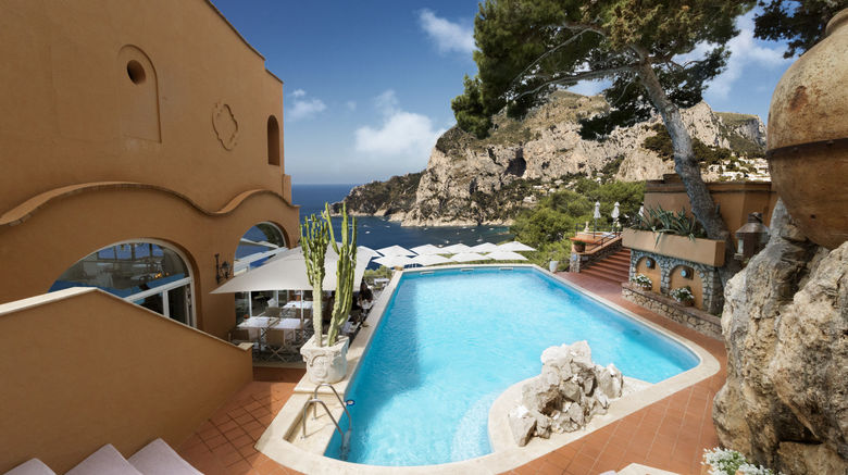 <b>Hotel Punta Tragara Pool</b>. Images powered by <a href="https://www.leonardoworldwide.com/" title="Leonardo Worldwide" target="_blank">Leonardo</a>.