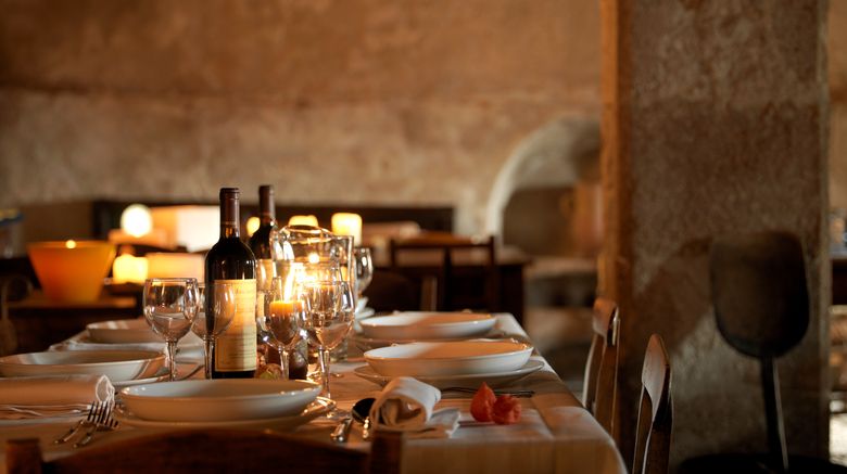 <b>Sextantio Santo Stefano Restaurant</b>. Images powered by <a href="https://www.leonardoworldwide.com/" title="Leonardo Worldwide" target="_blank">Leonardo</a>.