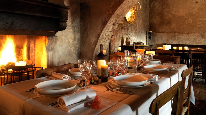 <b>Sextantio Santo Stefano Restaurant</b>. Images powered by <a href="https://www.leonardoworldwide.com/" title="Leonardo Worldwide" target="_blank">Leonardo</a>.