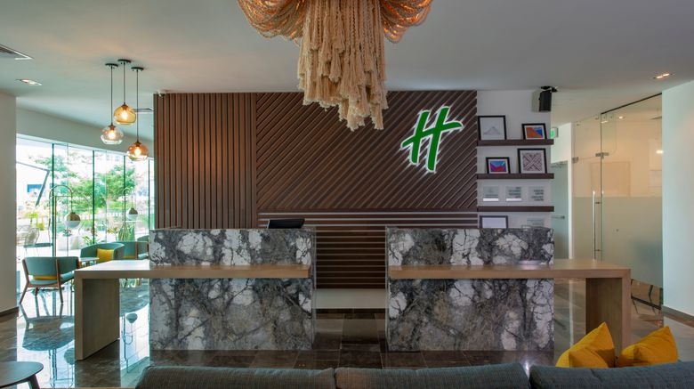 <b>Holiday Inn & Suites Merida La Isla Lobby</b>. Images powered by <a href="https://www.leonardoworldwide.com/" title="Leonardo Worldwide" target="_blank">Leonardo</a>.
