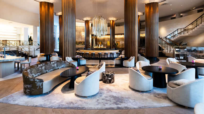 <b>Nobu Hotel at Eden Roc Miami Beach Lobby</b>. Images powered by <a href="https://www.leonardoworldwide.com/" title="Leonardo Worldwide" target="_blank">Leonardo</a>.