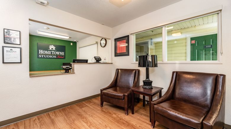<b>HomeTowne Studios Fresno - West Lobby</b>. Images powered by <a href="https://www.leonardoworldwide.com/" title="Leonardo Worldwide" target="_blank">Leonardo</a>.