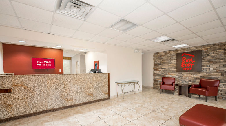 <b>Red Roof Inn Mobile North - Saraland Lobby</b>. Images powered by <a href="https://www.leonardoworldwide.com/" title="Leonardo Worldwide" target="_blank">Leonardo</a>.