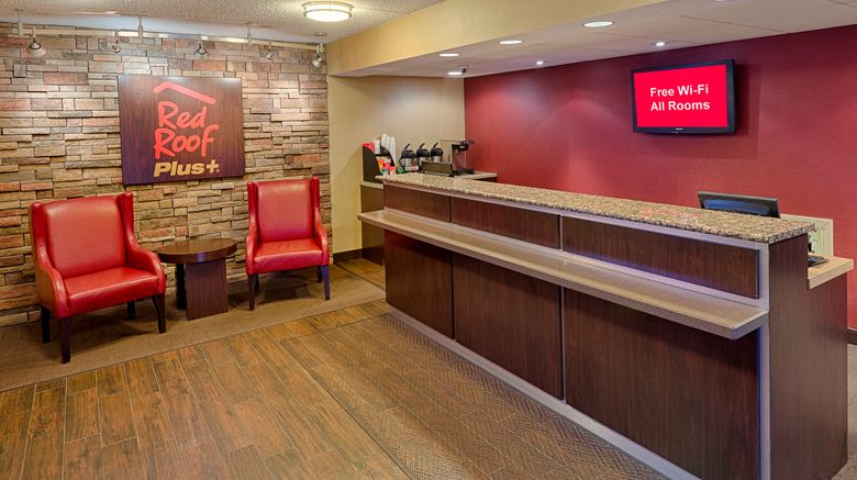 <b>Red Roof PLUS+ Pittsburgh Monroeville Lobby</b>. Images powered by <a href="https://www.leonardoworldwide.com/" title="Leonardo Worldwide" target="_blank">Leonardo</a>.