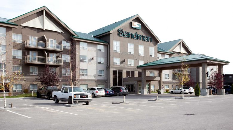 Sandman Hotel  and  Suites Calgary West Exterior. Images powered by <a href="https://www.leonardoworldwide.com" target="_blank" rel="noopener">Leonardo</a>.