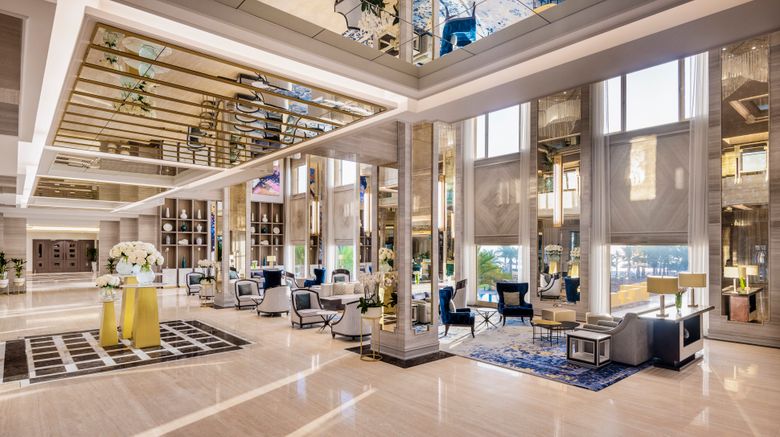 <b>InterContinental Doha Beach & Spa Lobby</b>. Images powered by <a href="https://www.leonardoworldwide.com/" title="Leonardo Worldwide" target="_blank">Leonardo</a>.