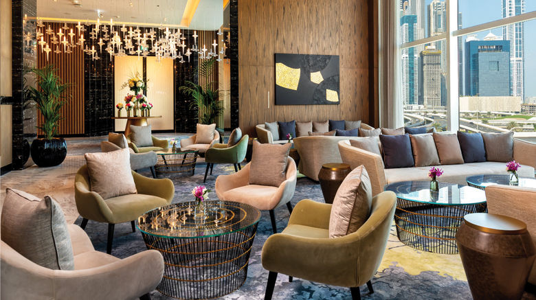 <b>Taj Jumeirah Lakes Towers Lobby</b>. Images powered by <a href="https://www.leonardoworldwide.com/" title="Leonardo Worldwide" target="_blank">Leonardo</a>.