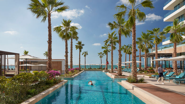 <b>Mandarin Oriental Jumeira, Dubai Pool</b>. Images powered by <a href="https://www.leonardoworldwide.com/" title="Leonardo Worldwide" target="_blank">Leonardo</a>.