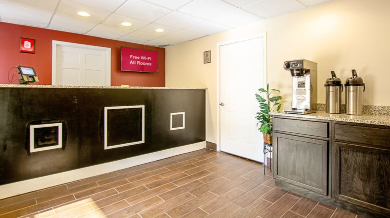 <b>Red Roof Inn Scottsburg Lobby</b>. Images powered by <a href="https://www.leonardoworldwide.com/" title="Leonardo Worldwide" target="_blank">Leonardo</a>.