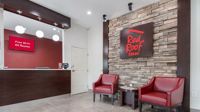 <b>Red Roof Inn Houston - Spring North Lobby</b>. Images powered by <a href="https://www.leonardoworldwide.com/" title="Leonardo Worldwide" target="_blank">Leonardo</a>.