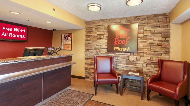 <b>Red Roof PLUS+ Baltimore - BWI South Lobby</b>. Images powered by <a href="https://www.leonardoworldwide.com/" title="Leonardo Worldwide" target="_blank">Leonardo</a>.
