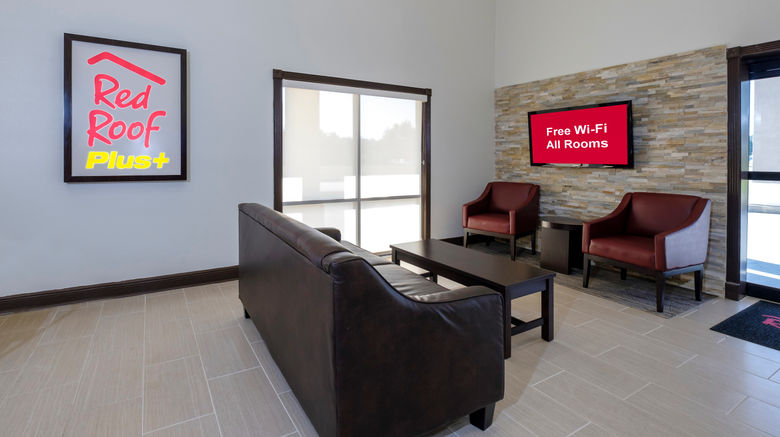 <b>Red Roof PLUS+ Hammond Lobby</b>. Images powered by <a href="https://www.leonardoworldwide.com/" title="Leonardo Worldwide" target="_blank">Leonardo</a>.