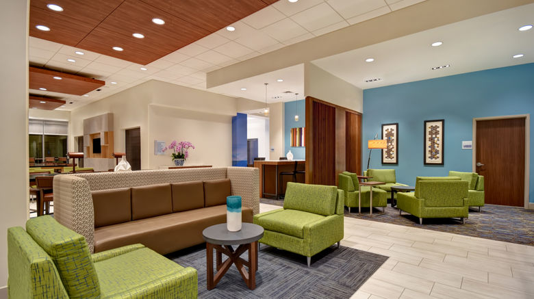 <b>Holiday Inn Express/Stes Galveston Beach Lobby</b>. Images powered by <a href="https://www.leonardoworldwide.com/" title="Leonardo Worldwide" target="_blank">Leonardo</a>.