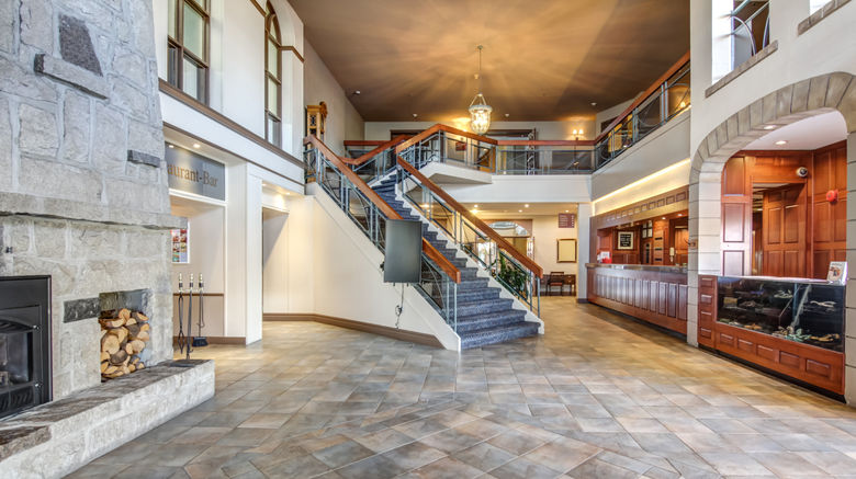 <b>La Sagueneenne Hotel & Congress Center Lobby</b>. Images powered by <a href="https://www.leonardoworldwide.com/" title="Leonardo Worldwide" target="_blank">Leonardo</a>.