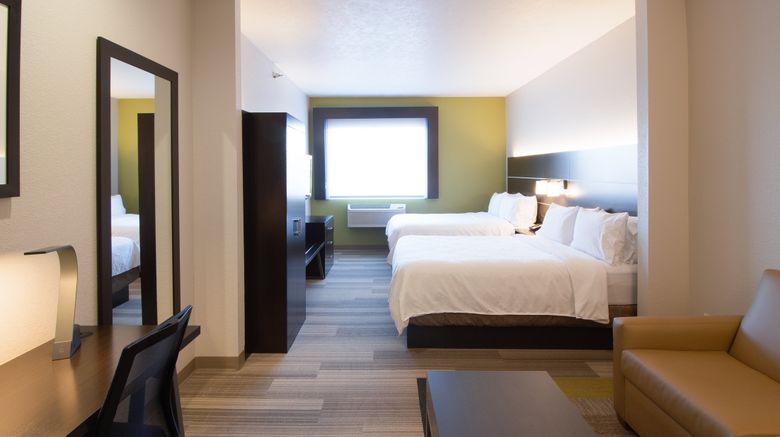 <b>Holiday Inn Express & Suites Worthington Room</b>. Images powered by <a href="https://www.leonardoworldwide.com/" title="Leonardo Worldwide" target="_blank">Leonardo</a>.