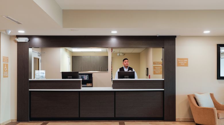 <b>Candlewood Sts Lenexa Overland Park Area Lobby</b>. Images powered by <a href="https://www.leonardoworldwide.com/" title="Leonardo Worldwide" target="_blank">Leonardo</a>.