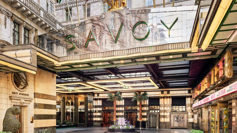 <b>The Savoy, A Fairmont Hotel Exterior</b>. Images powered by <a href=https://www.travelagewest.com/Hotels/London/