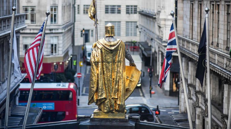 <b>The Savoy, A Fairmont Hotel Exterior</b>. Images powered by <a href=https://www.travelagewest.com/Hotels/London/