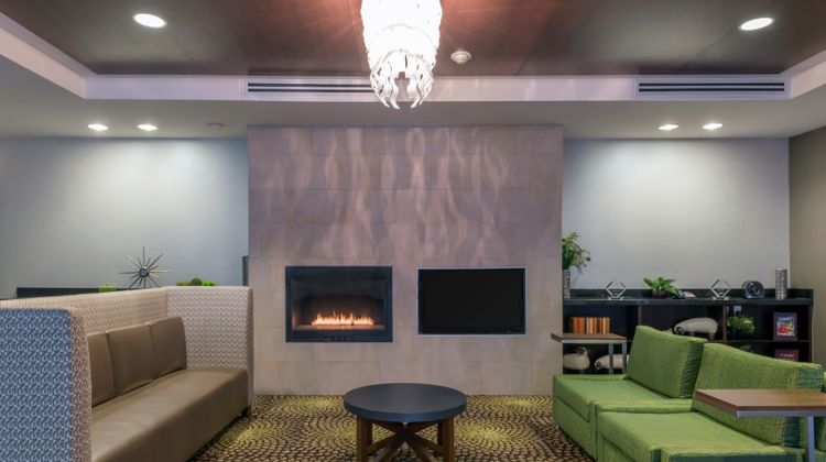 Holiday Inn Express and Suites Hays Lobby