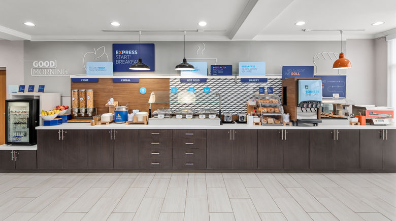 <b>Holiday Inn Express Hotel & Suites Restaurant</b>. Images powered by <a href="https://www.leonardoworldwide.com/" title="Leonardo Worldwide" target="_blank">Leonardo</a>.