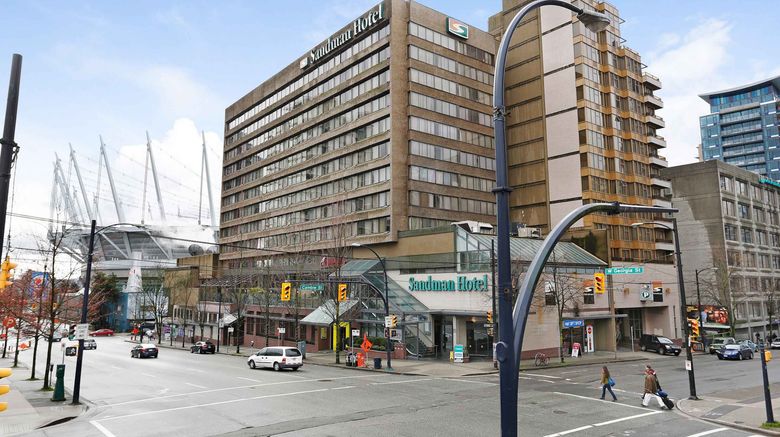 Sandman Hotel Vancouver City Centre Exterior. Images powered by <a href="http://www.leonardo.com" target="_blank" rel="noopener">Leonardo</a>.