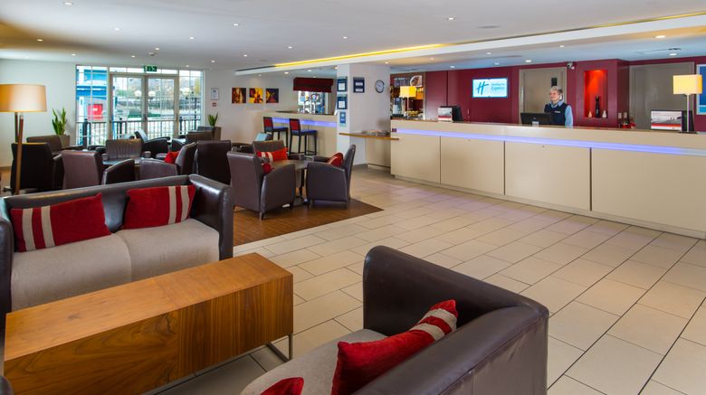<b>Holiday Inn Express Salford Quays Lobby</b>. Images powered by <a href="https://www.leonardoworldwide.com/" title="Leonardo Worldwide" target="_blank">Leonardo</a>.