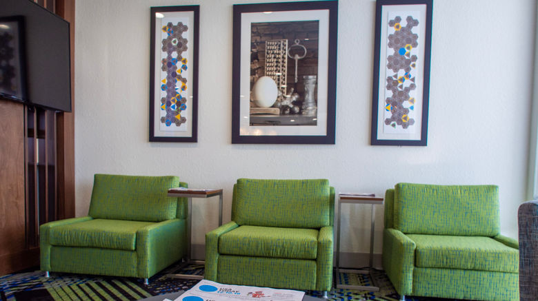 <b>Holiday Inn Express/Stes OKC Airport Lobby</b>. Images powered by <a href="https://www.leonardoworldwide.com/" title="Leonardo Worldwide" target="_blank">Leonardo</a>.