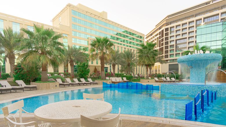 <b>Millennium Airport Hotel Dubai Pool</b>. Images powered by <a href="https://www.leonardoworldwide.com/" title="Leonardo Worldwide" target="_blank">Leonardo</a>.