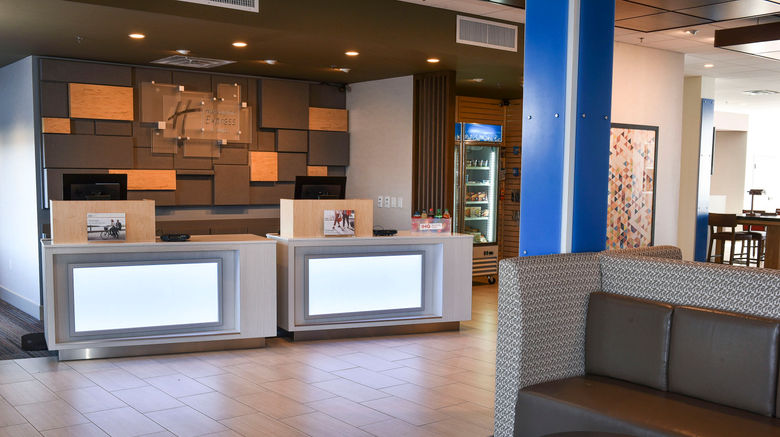 <b>Holiday Inn Express & Stes Madisonville Lobby</b>. Images powered by <a href="https://www.leonardoworldwide.com/" title="Leonardo Worldwide" target="_blank">Leonardo</a>.