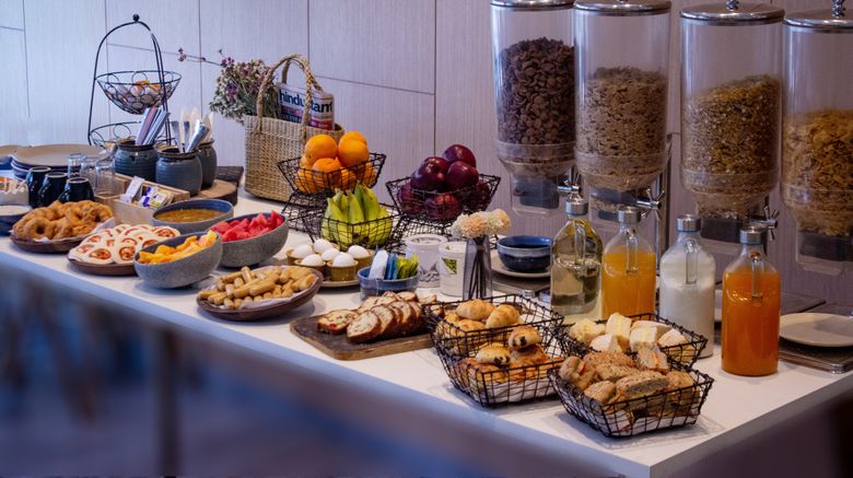 <b>Holiday Inn Express Prahlad Nagar Restaurant</b>. Images powered by <a href="https://www.leonardoworldwide.com/" title="Leonardo Worldwide" target="_blank">Leonardo</a>.