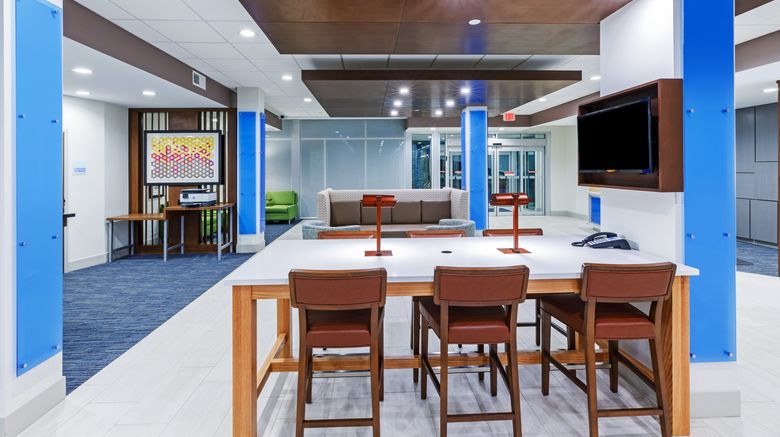 <b>Holiday Inn Express & Suites Purcell Lobby</b>. Images powered by <a href="https://www.leonardoworldwide.com/" title="Leonardo Worldwide" target="_blank">Leonardo</a>.
