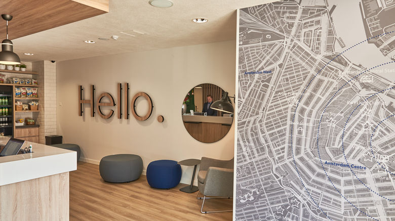 <b>Holiday Inn Express Amsterdam-City Hall Lobby</b>. Images powered by <a href="https://www.leonardoworldwide.com/" title="Leonardo Worldwide" target="_blank">Leonardo</a>.