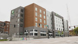 <b>Holiday Inn Express & Suites Downtown Exterior</b>. Images powered by <a href="https://www.leonardoworldwide.com/" title="Leonardo Worldwide" target="_blank">Leonardo</a>.