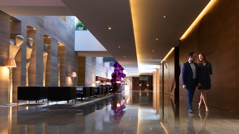 <b>InterContinental Dubai Marina Lobby</b>. Images powered by <a href="https://www.leonardoworldwide.com/" title="Leonardo Worldwide" target="_blank">Leonardo</a>.