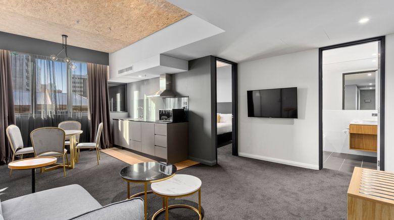 <b>Hobart City Apartments Room</b>. Images powered by <a href="https://www.leonardoworldwide.com/" title="Leonardo Worldwide" target="_blank">Leonardo</a>.