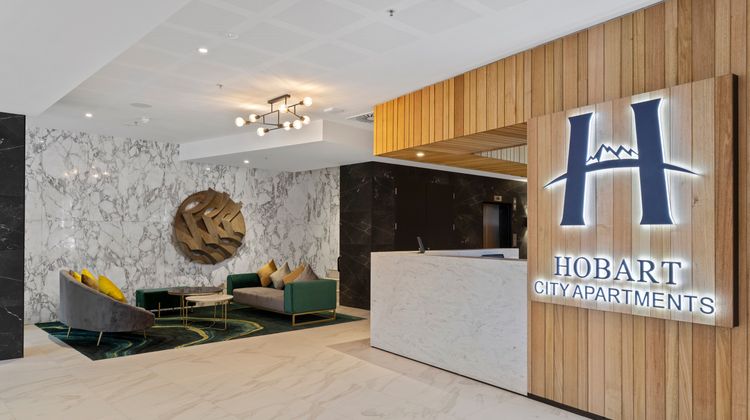 Hobart City Apartments Lobby
