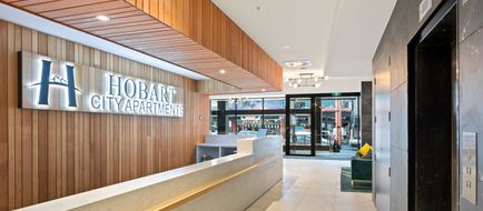 Hobart City Apartments Lobby
