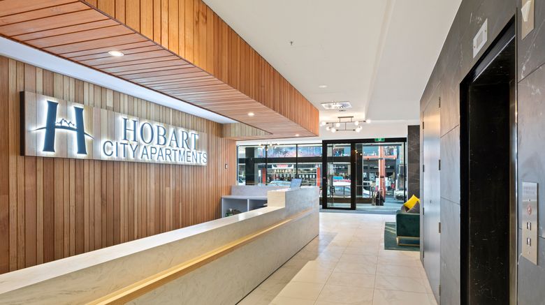<b>Hobart City Apartments Lobby</b>. Images powered by <a href="https://www.leonardoworldwide.com/" title="Leonardo Worldwide" target="_blank">Leonardo</a>.