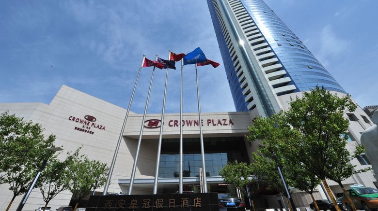 Crowne Plaza Xian Hotel Exterior. Images powered by <a href="https://www.leonardoworldwide.com" target="_blank" rel="noopener">Leonardo</a>.