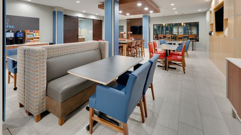 <b>Holiday Inn Express & Suites San Antonio Restaurant</b>. Images powered by <a href="https://www.leonardoworldwide.com/" title="Leonardo Worldwide" target="_blank">Leonardo</a>.