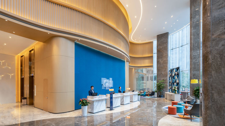 <b>Holiday Inn Express Financial Center Lobby</b>. Images powered by <a href="https://www.leonardoworldwide.com/" title="Leonardo Worldwide" target="_blank">Leonardo</a>.