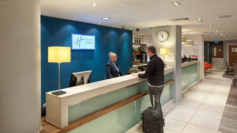 <b>Holiday Inn Express Manchester City Ctr Lobby</b>. Images powered by <a href="https://www.leonardoworldwide.com/" title="Leonardo Worldwide" target="_blank">Leonardo</a>.